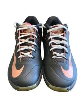 Nike KD 7 VII Low Zoom Air Basketball Shoes Black Crimson Orange Red Men's 10